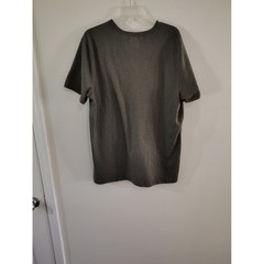 Goodfellow & Co Mens XL Henley Shirt Short Sleeve Charcoal Gray Heather Standard