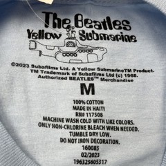 The Beatles Yellow Submarine T-Shirt Mens M Sky Blue NEW Graphic Tee 2MBY093