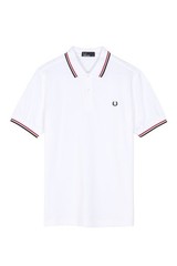 Fred Perry Polo Shirt Slim Fit Pique Twin tipped