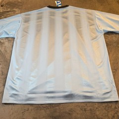 Adidas Originals Jacquard Jersey T-Shirt Ash Blue/Black Mens Extra Large NWT