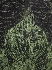 Fallout Crate Lootwear Exclusive Graphic Print Glow In The Dark Shirt Men Medium