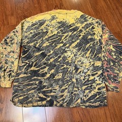 Mixed Tie-Dye Shirt Lot Of 4 100% Cotton 3 Long Sleeve Spiral Jimi Hendrix