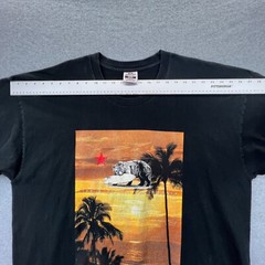 Streetwear Supply Super Max Heavy Cotton Black California Beach Shirt Size 4XL
