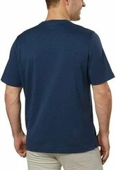 Kirkland Signature Men’s Pima Cotton Slub Tee, SIZE M COLOR BLUE