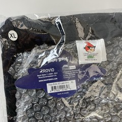Angry Birds Space LED Lazer Shirt XL Vintage ThinkGeek Rovio New Sealed Promo