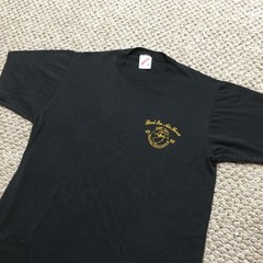 Vintage 90s Jerzees Best In Air Force T-Shirt Mens Small Black 38th AGS 1992