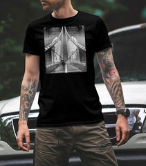New York City T-shirt Yrk City Brooklyn Bridge Vintage Shirt