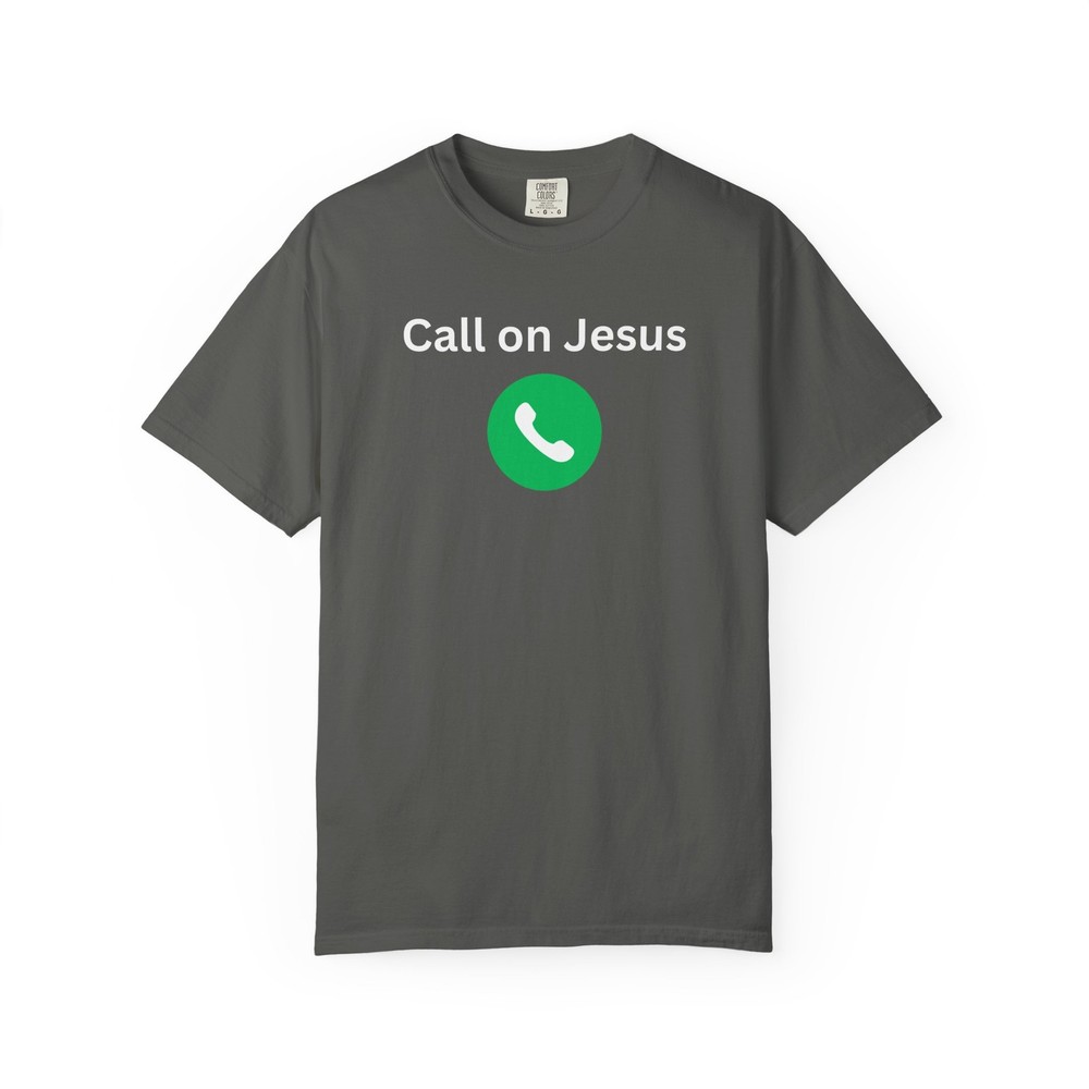 Call On Jesus Shirt Christian Shirts for Men Graphic Jesus Shirt For Men
