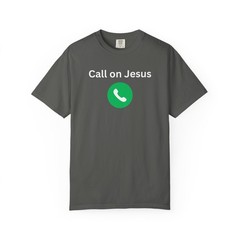 Call On Jesus Shirt Christian Shirts for Men Graphic Jesus Shirt For Men
