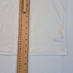 UNDER ARMOUR T-Shirt XL White Men’s Polyester Elastane Sportswear