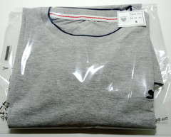 Slazenger T-Shirt Men’s UK Size L Grey Short Sleeve Crew Neck Contrasting Trim