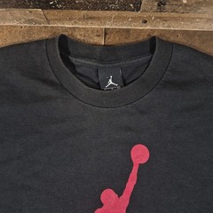 Vintage Nike Air Jordan Jumpman Shirt Mens Large Black Center Logo Y2K 2000s
