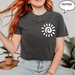 Comfort Colors Sun T-Shirt, Summer Shirt, Women Summer Shirt, Beach Shirt, Gift