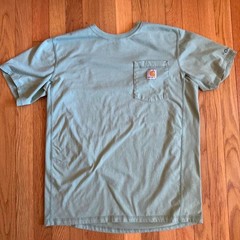 Carhartt Men’s 3 Medium T-shirt Bundle Blue & Green Force Light Blue Pocket Tee