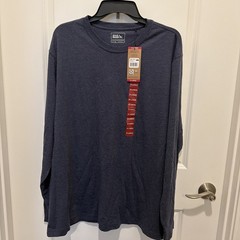Eddie Bauer Men’s Blue Long Sleeve XL Tshirt NWT