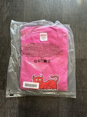 Supreme Toy Machine Devil Cat Tee Pink Fuchsia Size XL 100% Authentic SS24