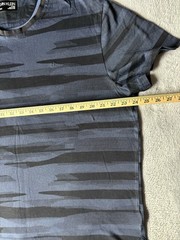 CALVIN KLEIN MENS TSHIRT Cotton Camouflage Black Blue XL 48” Chest X 23” Long