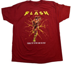 The Flash Mens DC Comics Character Saving The Future And The Past Shirt New 2XL