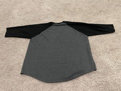Shaka Men’s Active Cotton Crew Neck Baseball Sleeve T-shirt 2XL