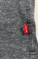 LEVI’S Strauss Henley Mens Sz XXL L/S Shirt Top Blue Thermal