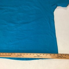 Vintage Hanes Bahamas Coral Island T-Shirt Glitter Fish Seashells Size XL Blue