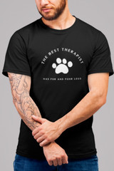 The Best Therapist Has Fur And Four Legs T Shirt Animal Rescue Pet Lovers Gift