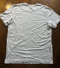 The Beatles Bella+Canvas Minimalist Line Art Short Sleeve Grey T-Shirt-Size L