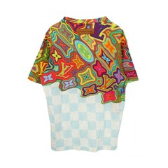LOUIS VUITTON Printed Damier LV Short sleeve T-shirt #XL RM211 NPG HKY74W cotton