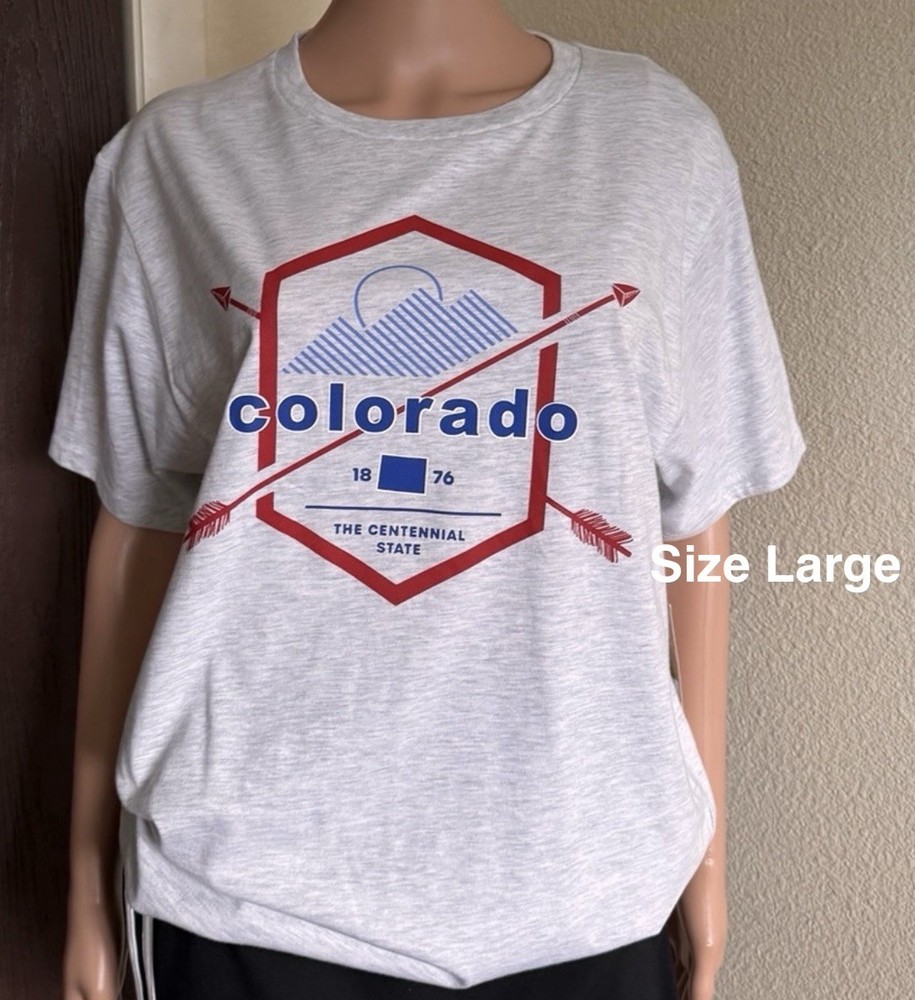 Home Free Unisex Custom State Americana Short Sleeve Tee, Large