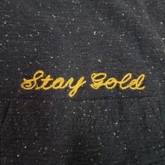 Lucky Brand Shirt Mens Large Blue Snow Heather Stay Gold Pocket Tee Tagless