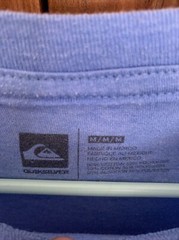 Quick Silver Men’s Medium T Shirt Light Spots On Back