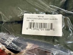 Rothco 60118 Long Sleeve Solid Poly/Cotton T-Shirt – Olive Drab – Size L / LARGE