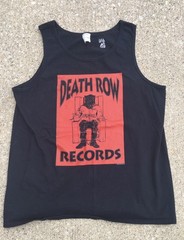 Vintage Death Row Records Men’s Large Tank Top Black Box Reversed Port & Company
