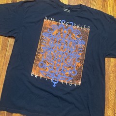 Sean John Graphic T-Shirt Navy Blue Abstract Print Short Sleeve Size XXL