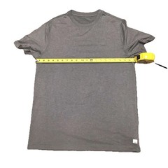 Vuori Ponto Performance Tee Shirt Mens Large Gray Heather Short Sleeve V1057