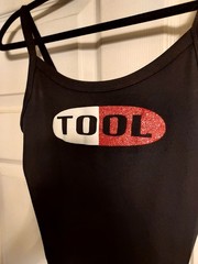 tool band Crop top pill design tool Tank top tool shirt Glitter SizexXs-2x