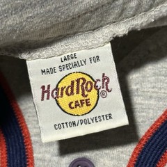 Vintage Hard Rock Cafe Shanghai Baseball Jersey Mens Large Gray A5