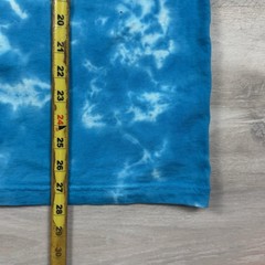 Vintage 2001 Lands’ End Florida Tie Dye T-Shirt Dolphin Fish Water Blue Mens XL