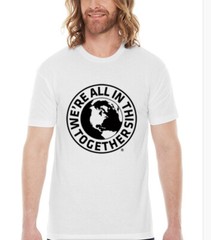 NEW We’re All In This Together American Apparel 50/50 Blend T-Shirt Unisex NWOT