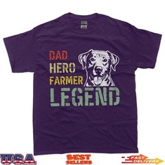 Dad Hero Farmer Legend Father’s Day Farming Father Figure T-Shirt
