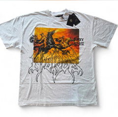 DARC SPORT SIZE SMALL VALKYRIE WARRIOR WOLVES SSDD NFGU GRAPHIC WHITE SHIRT