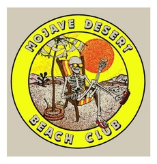 Mojave Desert Beach Club T-Shirt Vintage Design