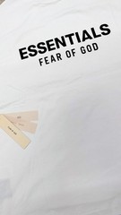 Fear of God Essentials Classic Tee ‘Bright White’ XS Size Oversized T-Shirt SS25