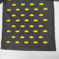 Burger King Shirt Men Small Go The Extra Smile Crown All Over Work Party Core Nw