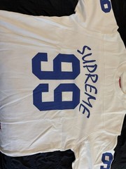 Supreme 99 L/S Football Top Stone LRG FTP Logo SS24 Ships Fast