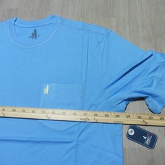 JOHNNIE O Mens S SMALL T SHIRT PALM PARADISE MALIBLU GOLF BLUE SANTA MONICA TEE