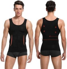 Men Slimming Body Shaper Vest Abs Abdomen Compression Shirts Fitness Tank Tops