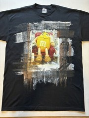 Pro America TND Club Super Heavy T Shirt 2XL Tall Yellow M&M Rap Eminem Tupac