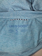 Life Is Good Blue Mens Size Small Graphic Tee Short Sleeve