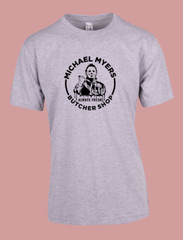 MEN WOMENS TEE TSHIRT UNISEX BUTCHER SHOP MICHAEL MYERS HORROR MOVIE GIFT NEW